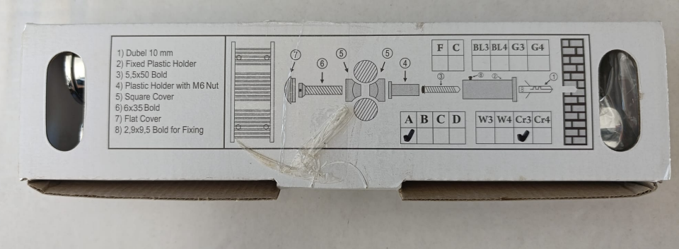 ECA 50 x 70 Beyaz Havlupan