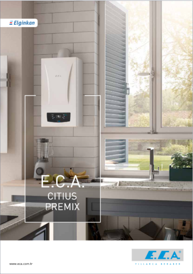 ECA CITIUS PREMIX 24 kW Yoğuşmalı Kombi