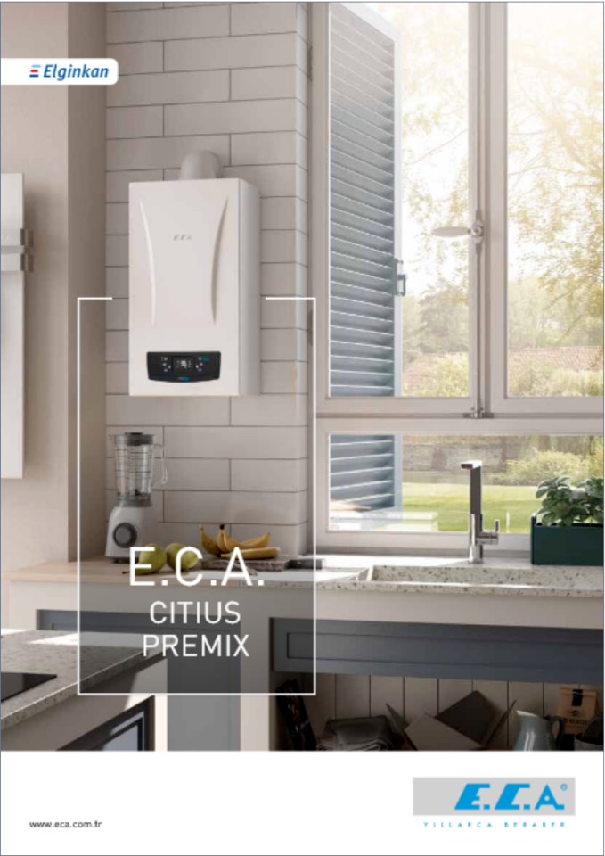 ECA CITIUS PREMIX 24 kW Yoğuşmalı Kombi