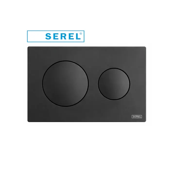 ECA Serel P400190 Soft Siyah Gömme Rezervuar Kumanda Paneli