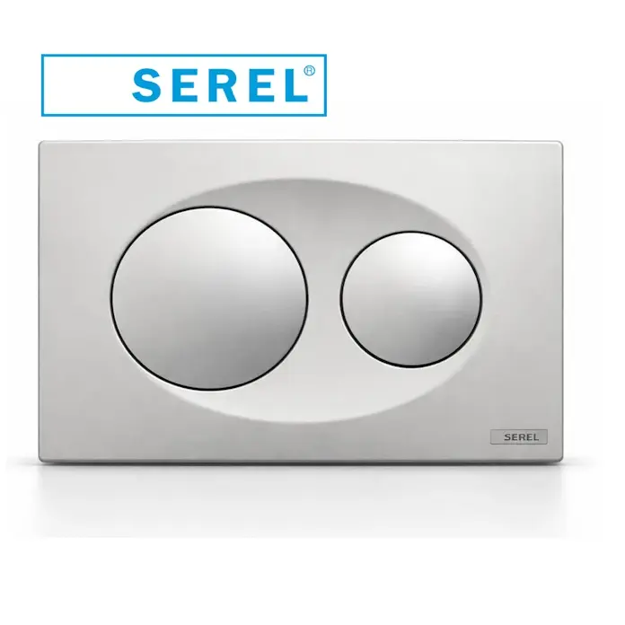 ECA Serel P400180 Gömme Rezervuar Kumanda Paneli Mat Krom