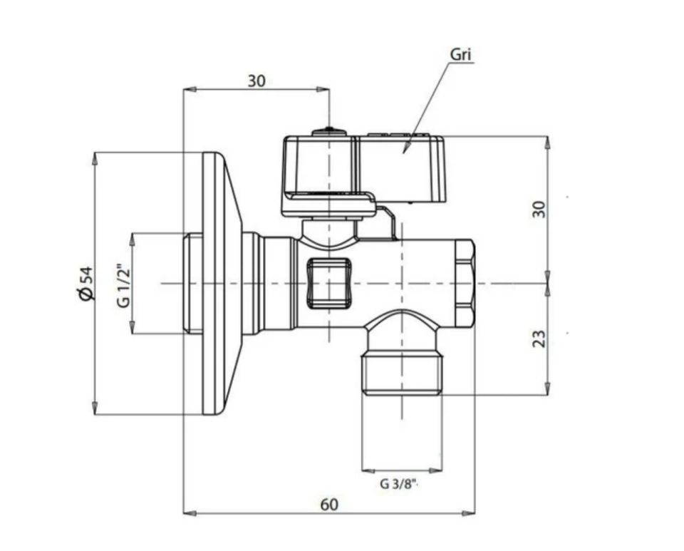 ECA Filtreli Çamaşır Bulaşık Makinası Musluğu 602111059