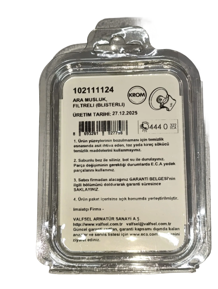 ECA Filtreli Ara-Taharet Musluk 102111124