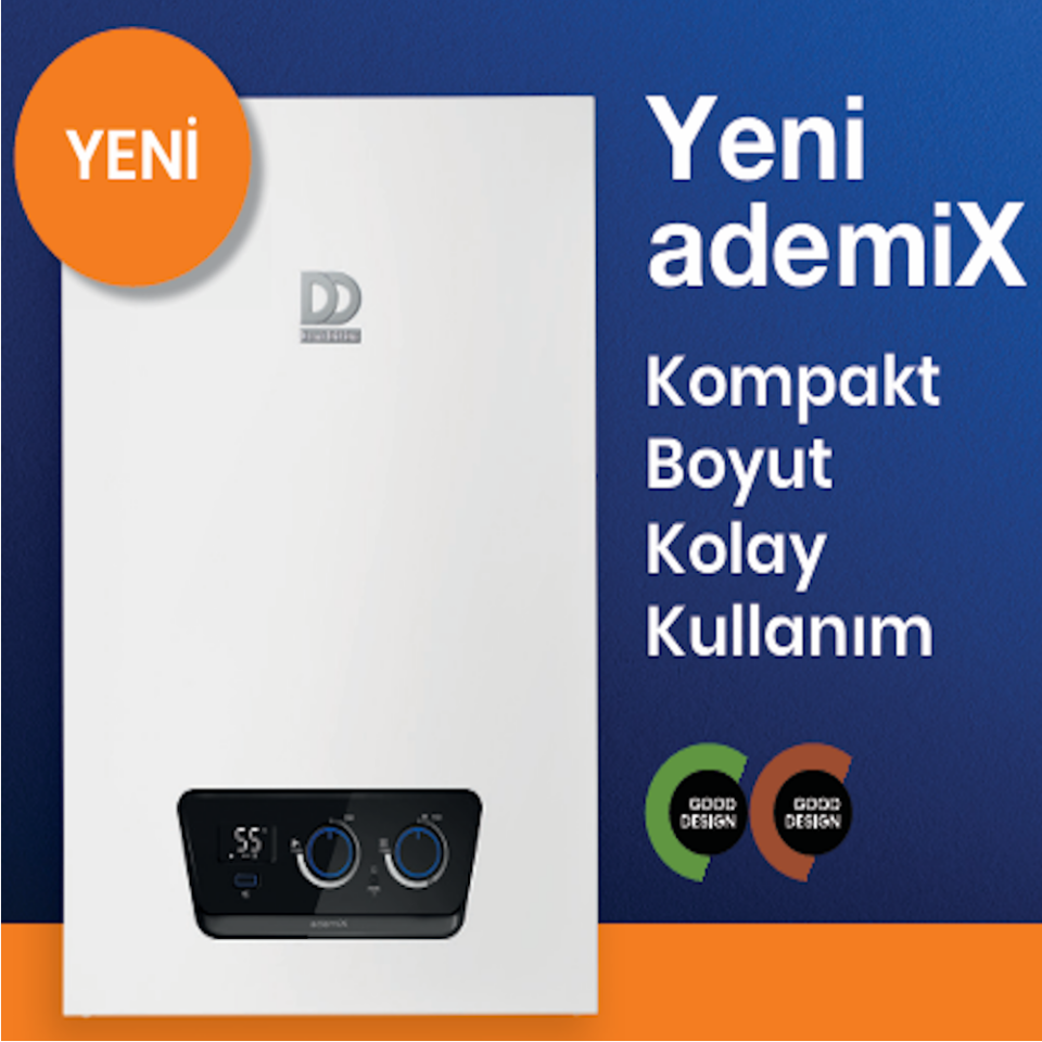 Demirdöküm Ademix 24/24 Kw Tam Yoğuşmalı Kombi
