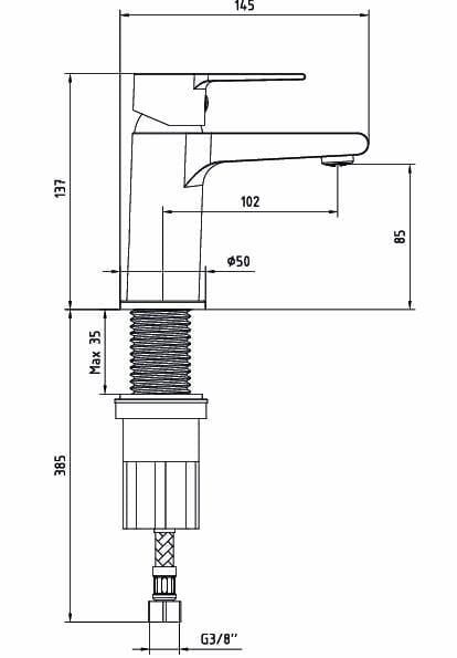 AR Lite 102188142 Lavabo Bataryası